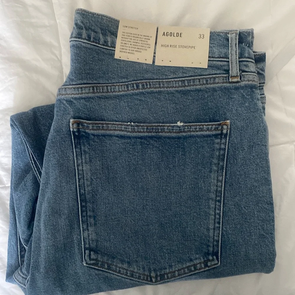 AGOLDE High-rise Stovepipe NWT - Picture 4 of 9